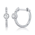 14K White Gold 1 5 Ct Tdw Diamond Huggy Earring