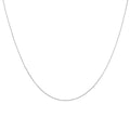 14K White Gold 16 Box Chain With Spring Ring Clasp