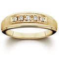 14K Yellow Gold 1 6Ct Tdw Mens Diamond Wedding Ring