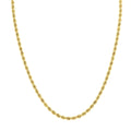 14K Yellow Gold Filled 3.3Mm Rope Chain With Lobster Clasp 22 Inch