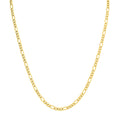14K Yellow Gold Filled 3.5Mm Figaro Chain With Lobster Clasp 24 Inch