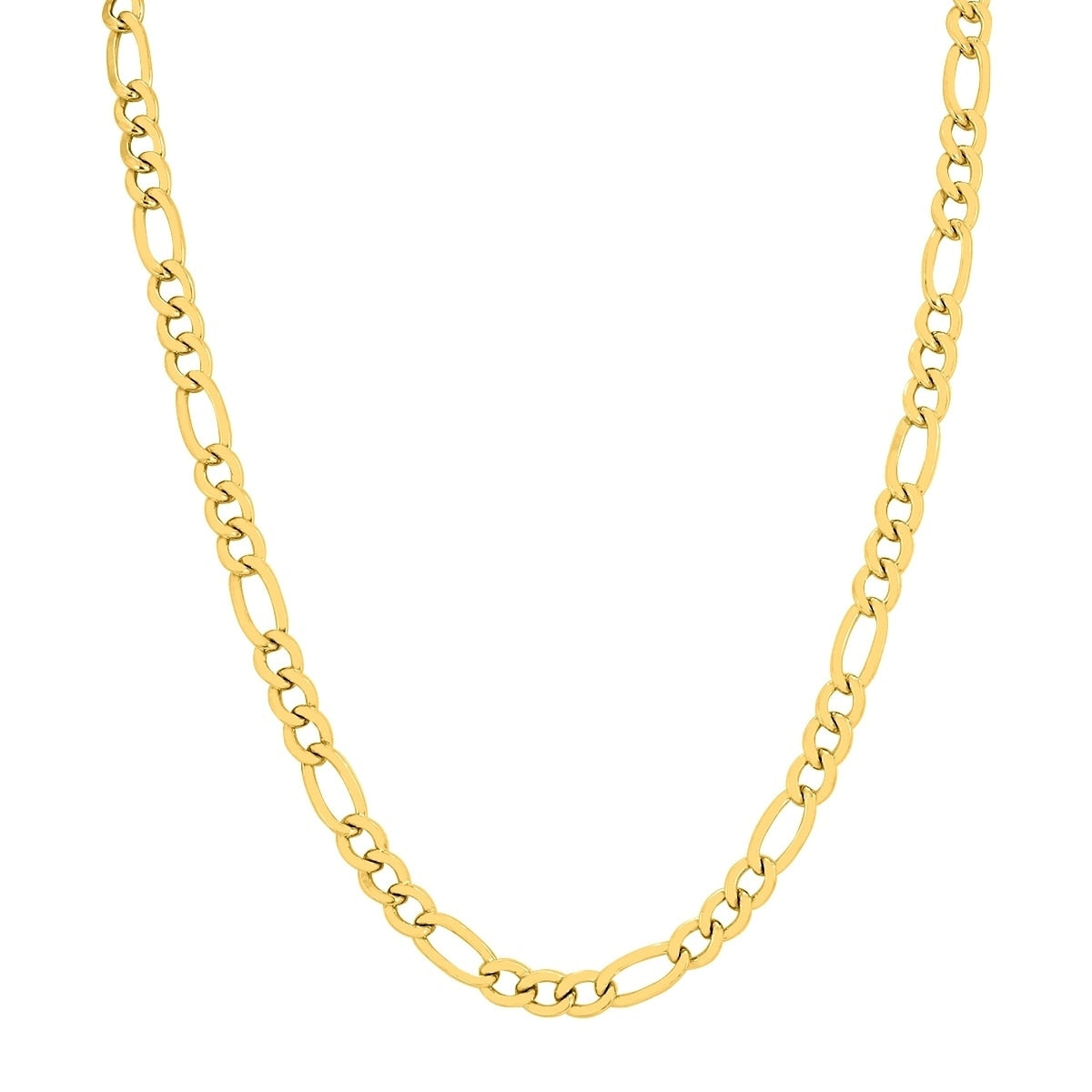 14K Yellow Gold Filled 6Mm Figaro Chain With Lobster Clasp 20 Inch