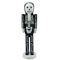 14 Black And White Wooden Skeleton Halloween Nutcracker