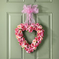 14 Garden Rose Heart Wreath