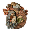 14 Holy Family With Angel Christmas Wall Bust N A