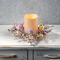 14 Iridescent Glitter Berry And Egg Candle Ring