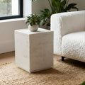 14 Square Mgo Side End Table With A Natural Stone Look Finish