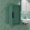 14 Wall Mounted Floating Bathroom Side Cabinet Particle Board Storage Cabinet With Soft Close Door Adjustable Shelf