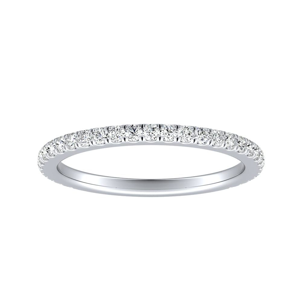 Auriya 1 3Ctw Diamond Wedding Band 14K Gold