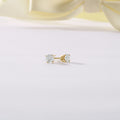 Igi Certified 14K Gold 1 4 Ct Tdw Diamond Solitaire Earrings