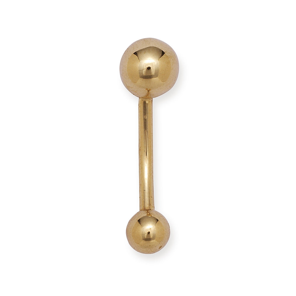 14K Gold 14 Gauge Body Jewelry Belly Ring