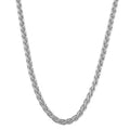 14K White Gold 0.8 Mm Wheat Chain 16 20 Inch