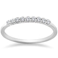 14K White Gold 1 4Ct Tdw Eco Friendly Lab Grown Diamond Wedding Stackble Ring