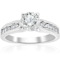14K White Gold 1 Ct Tdw Diamond Engagement Ring