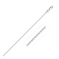14K White Gold Cable Link Chain 1.1Mm