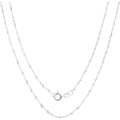 14K White Gold Singapore Chain Necklace 16 30 Inch