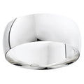 14K White Yellow And Rose Gold 9Mm Plain Wedding Band