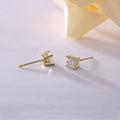 14K Diamond Stud Earring Yellow Gold 1 4Cttw H I Color I2 Clarity