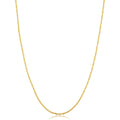 14K Yellow Gold Filled 1.4 Mm Singapore Chain Pendant Necklace For Women 14 30 Inches