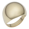 14K Yellow Gold Polished Dome Ring