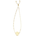 14K Yellow Gold Tree Of Life Bolo Bracelet Fits Up To 9.5 Inches