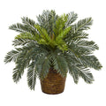 15 Cycas Artificial Plant In Basket