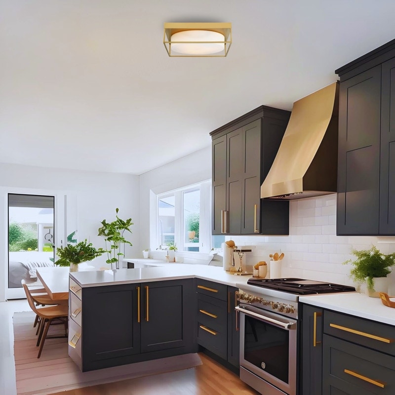 15 Inch Led Light Metal Kitchen Light Gold Ceiling Light N A