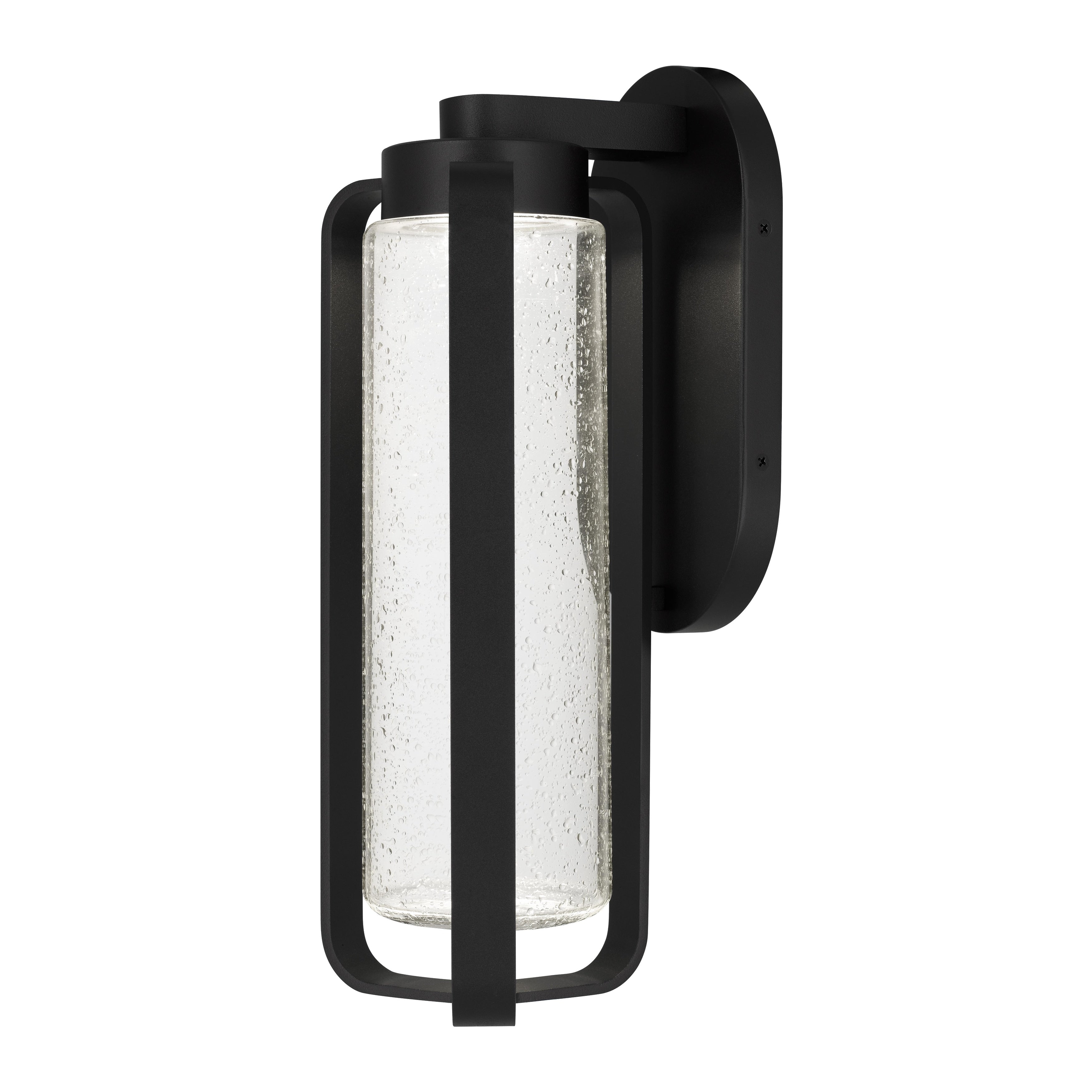 15.5 Inch Led Wall Sconce Black
