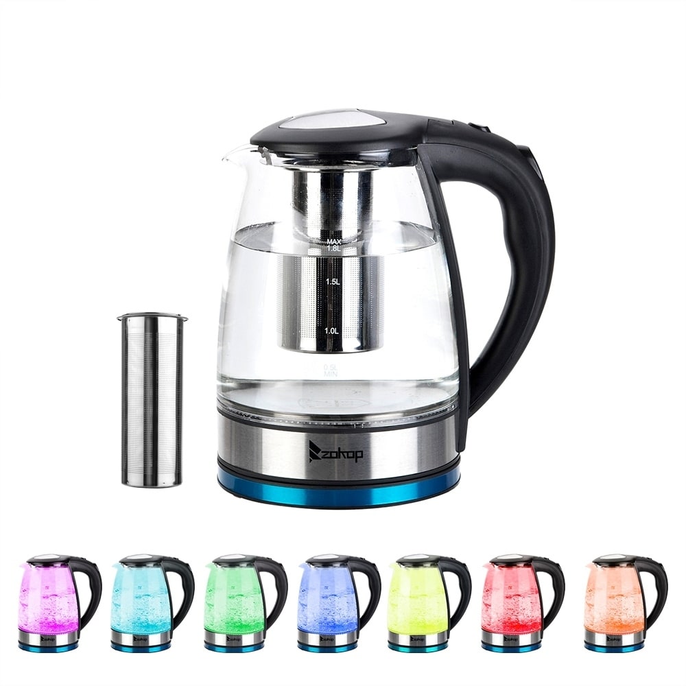 1500W Electric Kettle With Speedboil Tech 1.8 Liter Cordless With Led Light