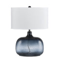 Christi Blue Glass 150 Watt 3 Way Table Lamp