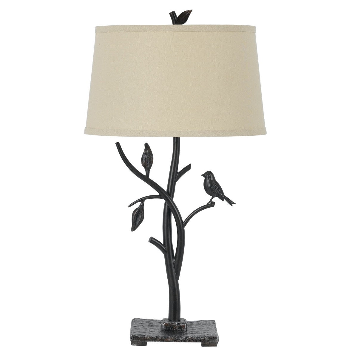 Medora Off White Iron 150 Watt 3 Way Table Lamp