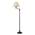 Bronze Metal 150 Watt 3 Way Swing Arm Floor Lamp
