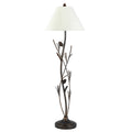 White Grey Iron Pine Twig Floor Lamp