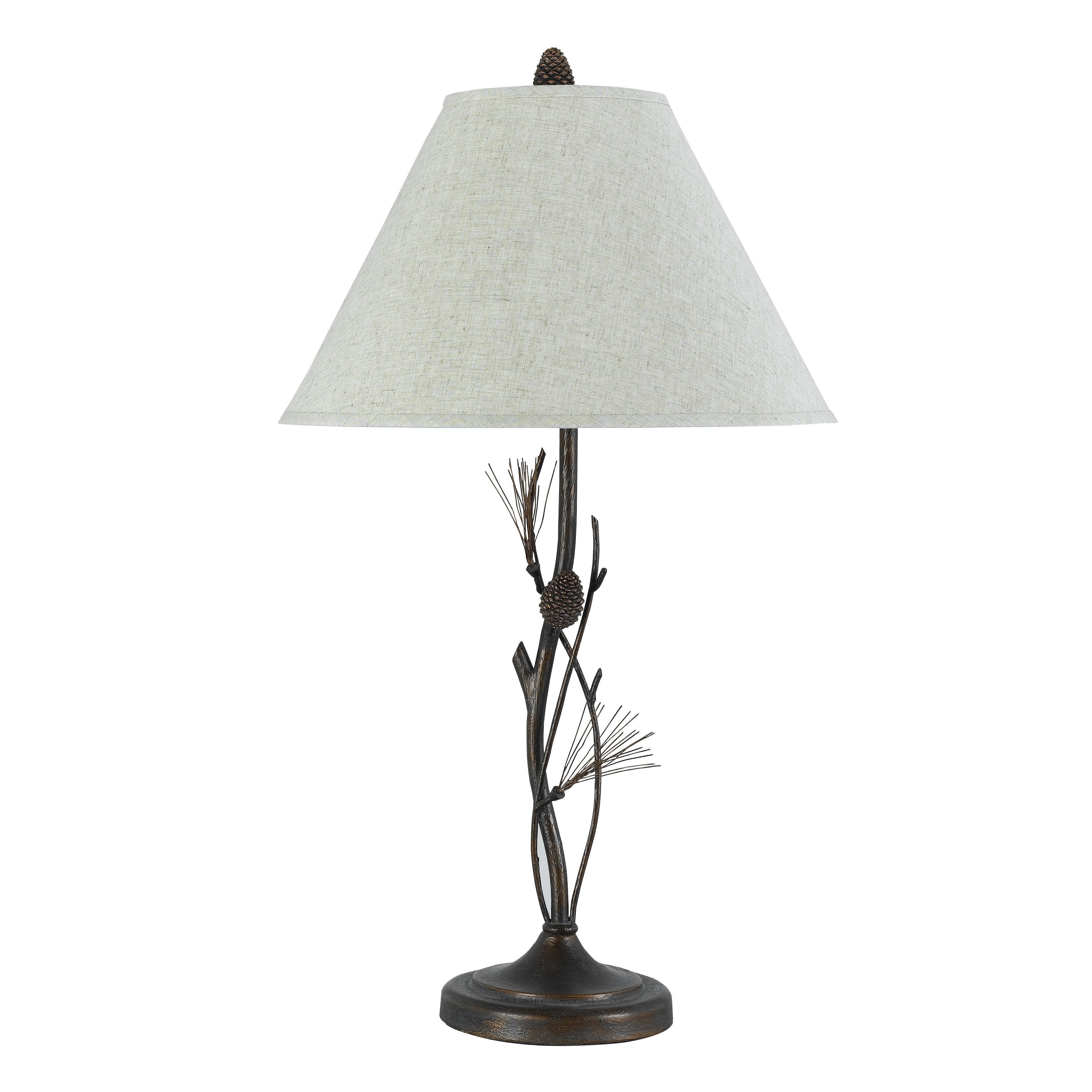 150W 3 Way Pine Twig Iron Table Lamp