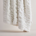 Faux Fur Cascade Throw