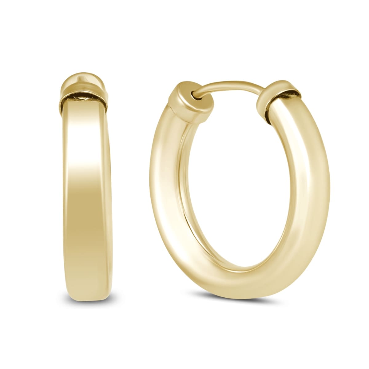 Marquee Jewels 15Mm 14K Yellow Gold Filled Endless Hoop Earrings 3Mm Gauge