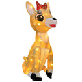 18 Rudolph The Red Nosed Reindeer Collection Clarice Christmas Outdoor Decoration Clear Lights Brown