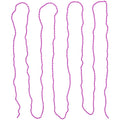 Shiny Metallic Royal Purple Beaded Christmas Garland 15 X 6Mm N A