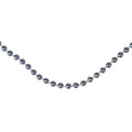 15 X .25 Traditional Shiny Sky Blue Beaded Christmas Garland
