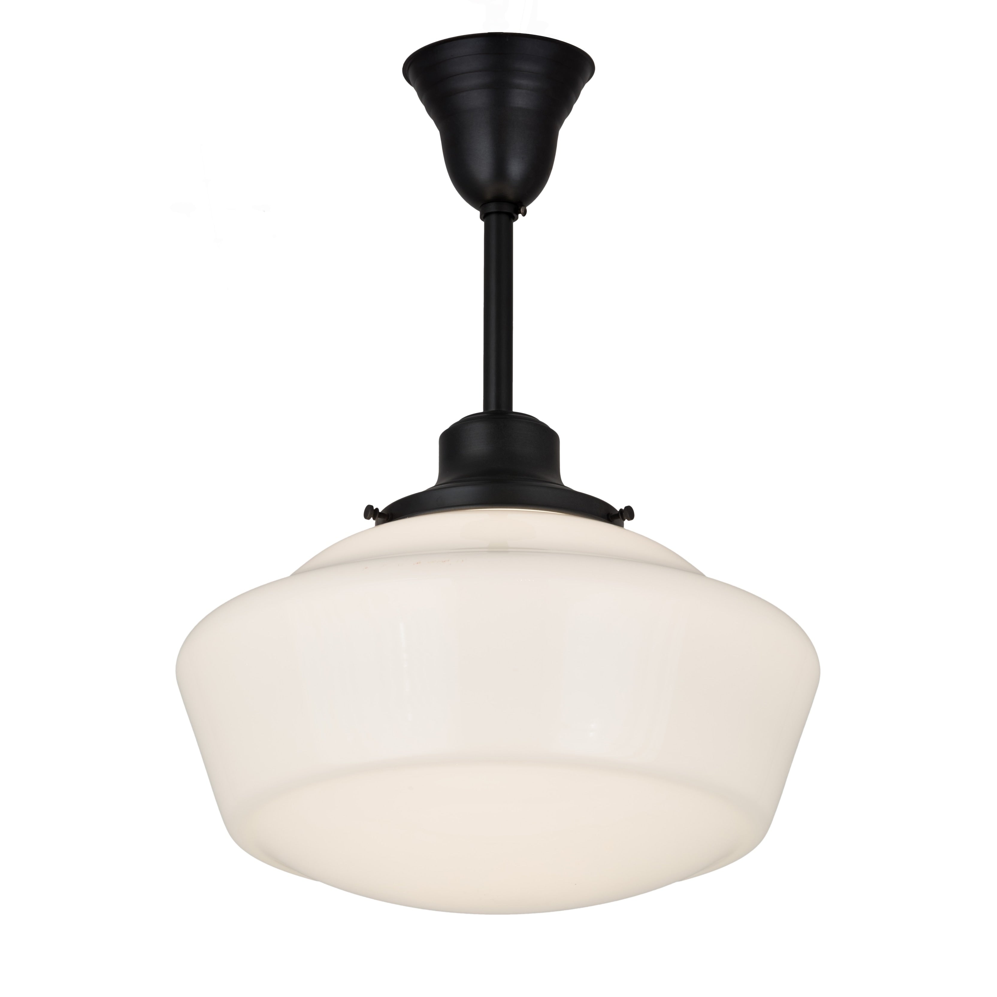 16 W Revival Schoolhouse W Traditional Globe Pendant