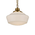 16 W Revival Schoolhouse W Traditional Globe Pendant
