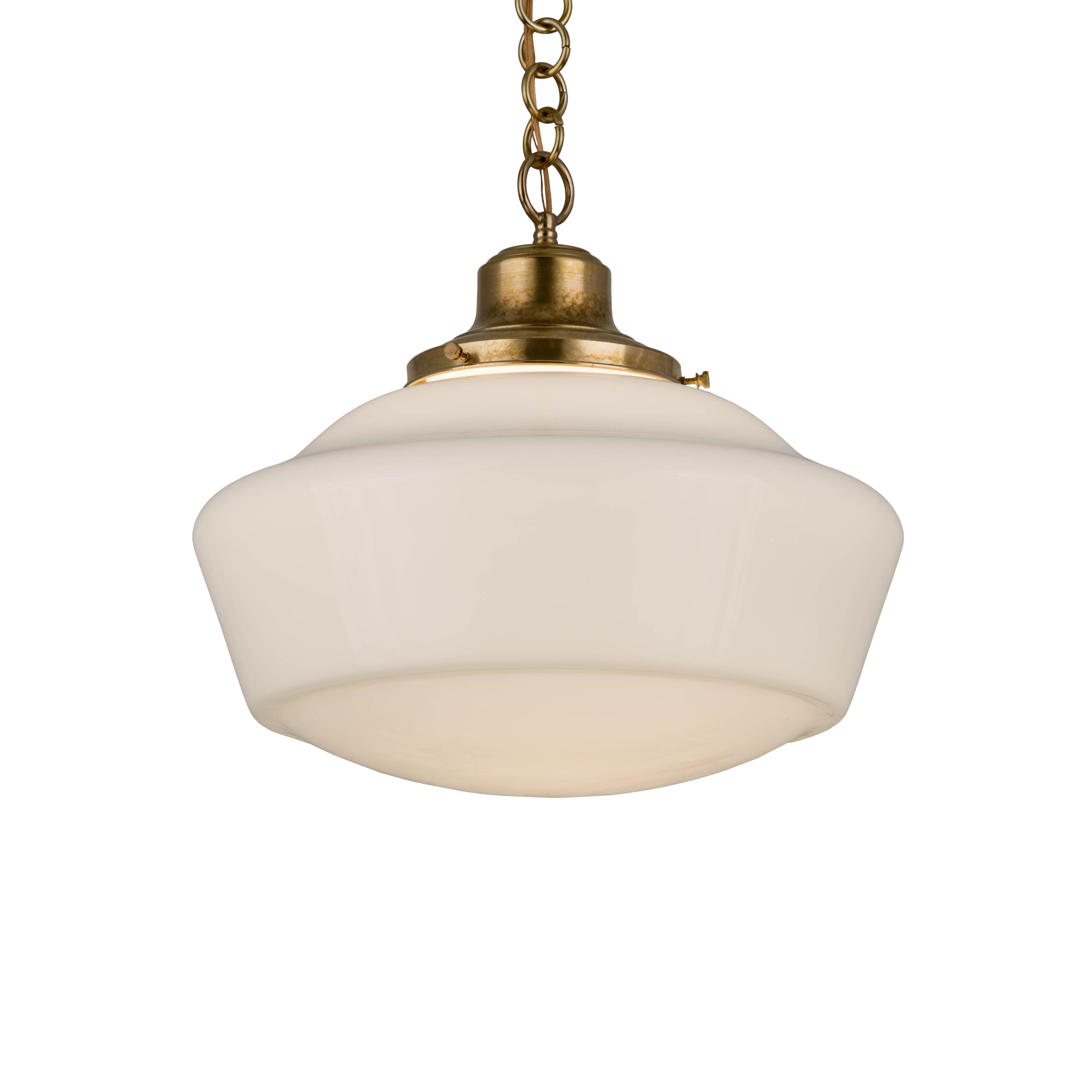 16 W Revival Schoolhouse W Traditional Globe Pendant