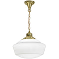 16 W Revival Schoolhouse W Traditional Globe Pendant