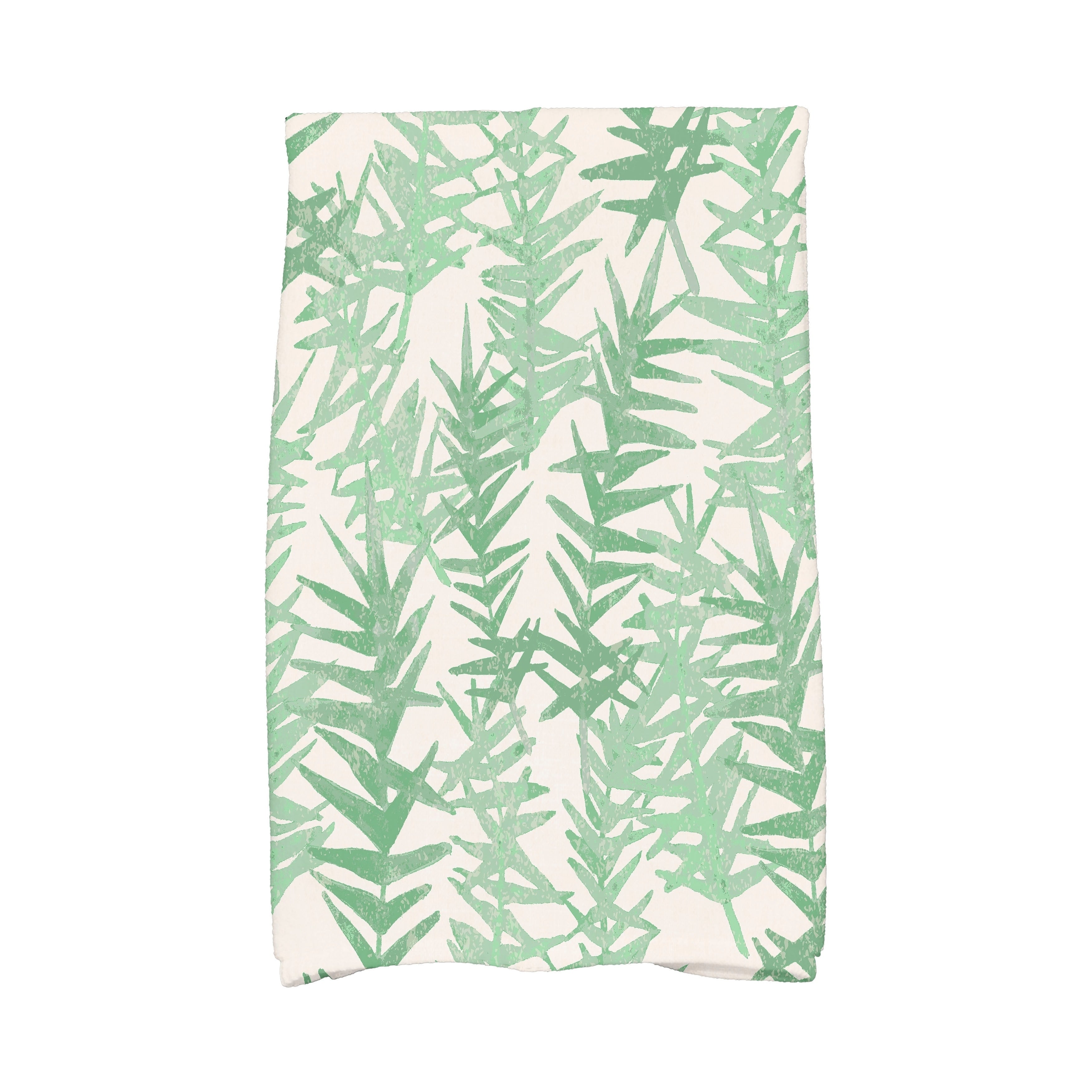16 X 25 Inch Spikey Floral Print Hand Towel