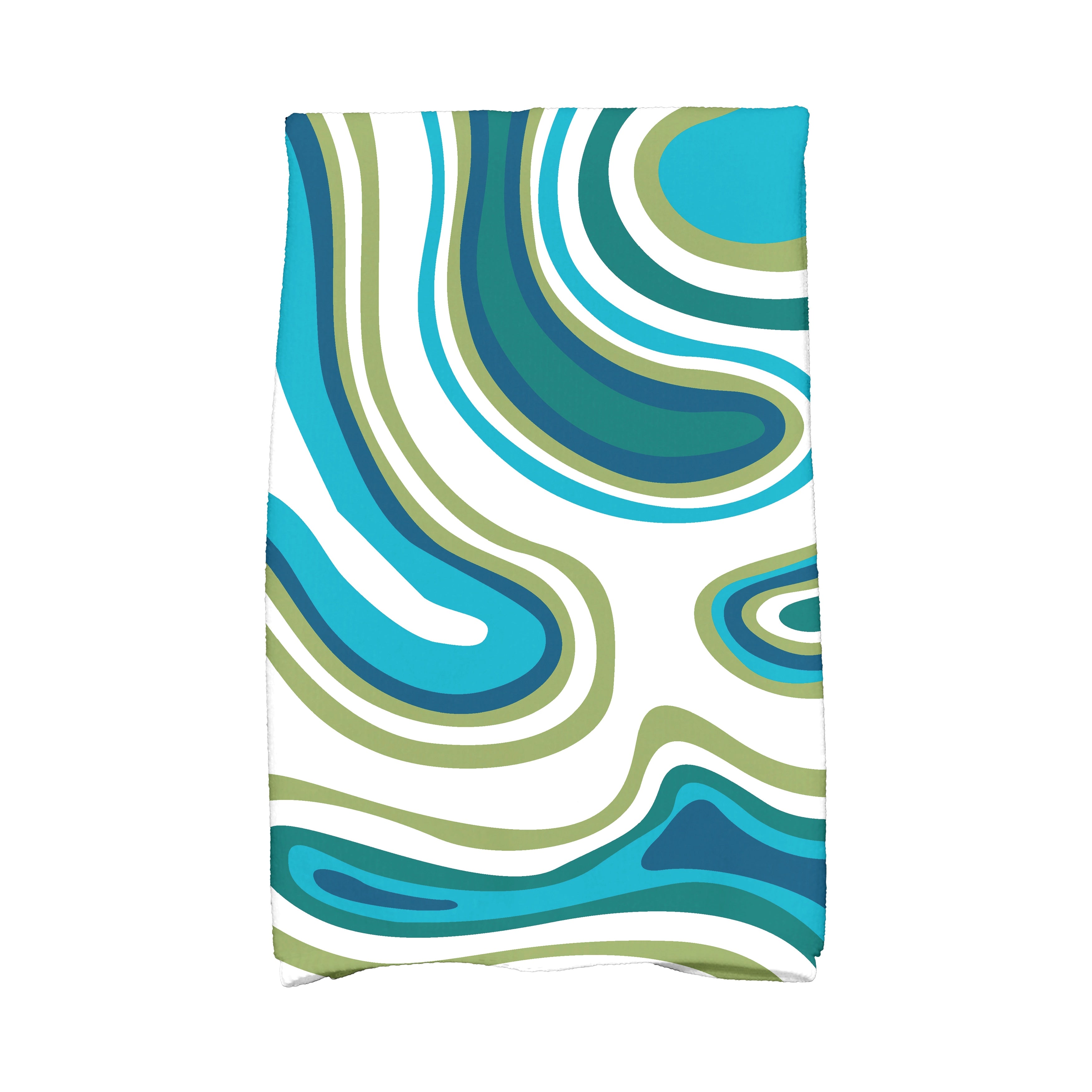 16 X 25 Inch Agate Geometric Print Hand Towel