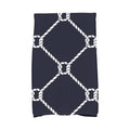 16 X 25 Inch Ahoy Geometric Print Hand Towel