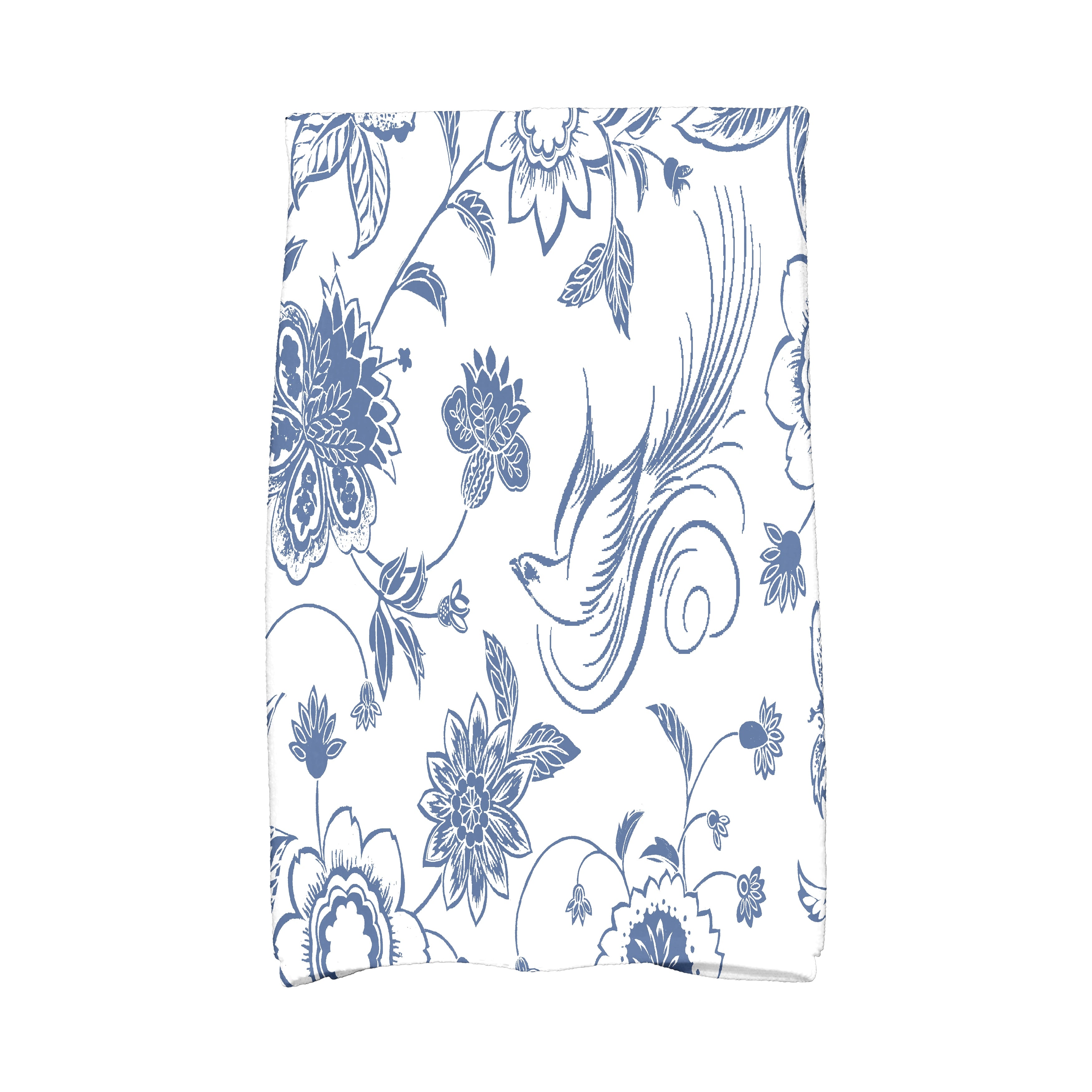 16 X 25 Inch Traditional Bird Floral Floral Print Hand Towel