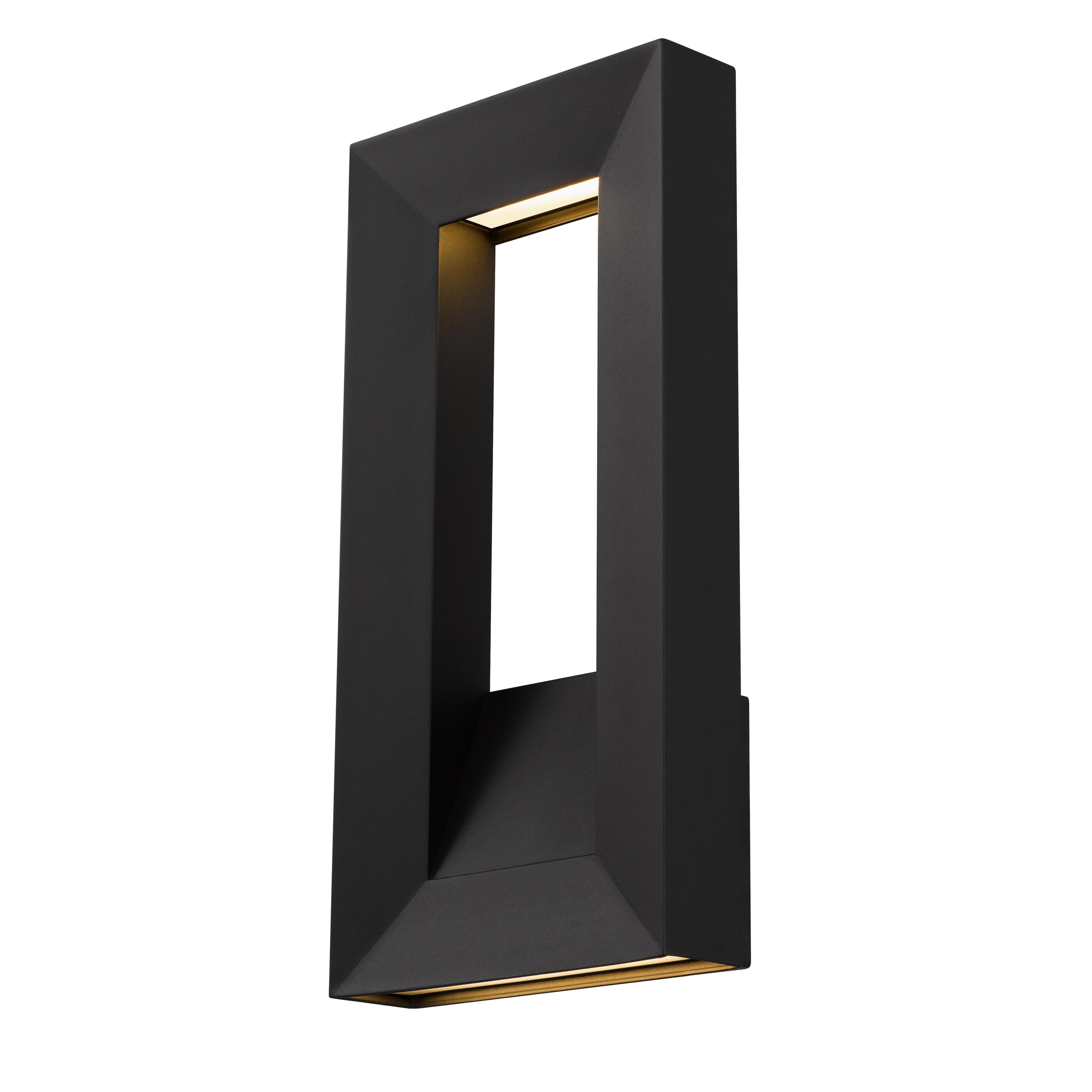 16 Inch Led Wall Sconce Black