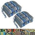 Blazing Needles 16 Inch U Shaped Tufted Outdoor Chair Cushions Set Of 4 16 X 16