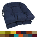 Blazing Needles 16 Inch Indoor Outdoor Chair Cushions Set Of 2 16 X 16